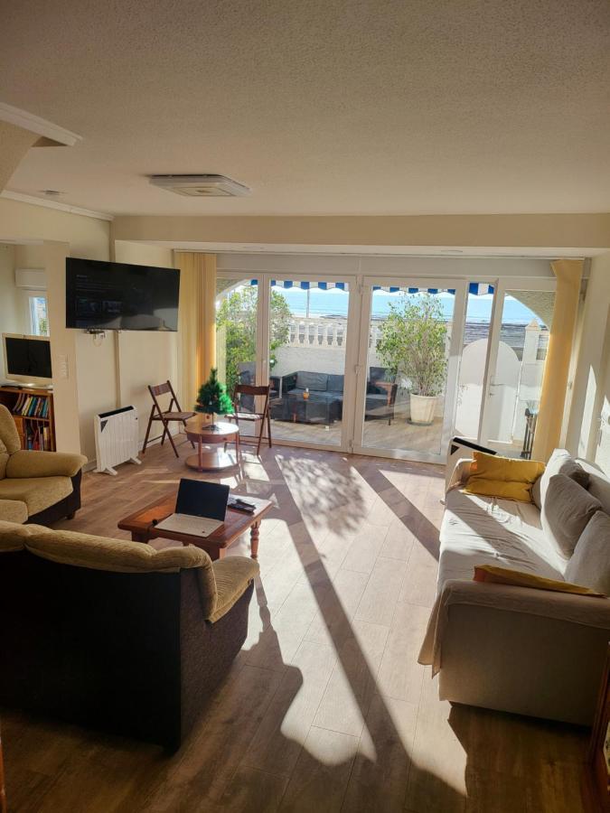 Casa Primera Linea Playa Tamarit  Santa Pola Bagian luar foto
